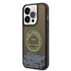 Karl Lagerfeld Liquid Glitter Round RSG Logo Case - iPhone 14 Pro Case (schwarz)