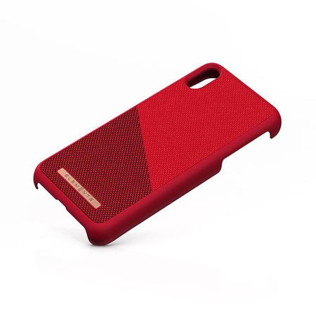 Nordic Elements Saeson Freja - Coque en matériau pour iPhone Xs Max (rouge)