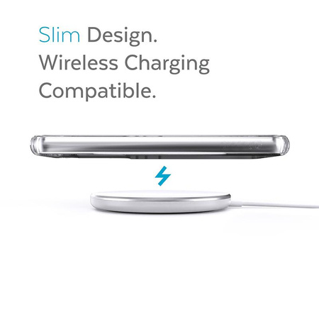 Speck Presidio Perfect-Clear - Étui pour Samsung Galaxy S22 avec revêtement MICROBAN (transparent/transparent)