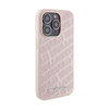 Karl Lagerfeld Quilted K Pattern - pouzdro pro iPhone 15 Pro Max (růžové)