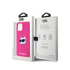 Karl Lagerfeld Silicone Choupette Head MagSafe - Coque iPhone 15 Plus / 14 Plus (rose)