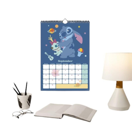 Disney Stitch - nástěnný kalendář A3 2025 (30 x 42 cm)