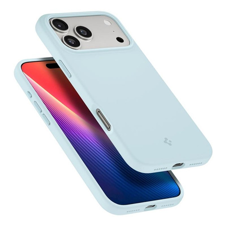 ETUI DO IPHONE 17 PRO MAX do MAGSAFE SPIGEN SILIKONOWE ORYGINALNE BLUE