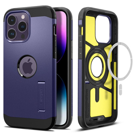 Spigen Tough Armor MagFit - pouzdro MagSafe pro iPhone 14 Pro (fialové)
