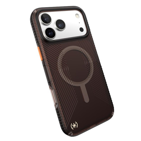 Speck Presidio Lux Grip MagSafe - iPhone 17 Pro Max Tasche (Luxus Schatten Matt / Orange)