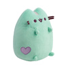 MASKOTKA PUSHEEN DLA DZIECKA MIĘTOWY Z SERCEM 18cm PLUSZOWA PRZYTULANKA