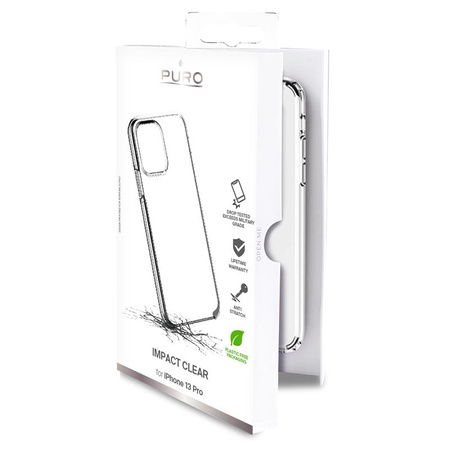 PURO Impact Clear - Coque iPhone 13 Pro (Transparente)