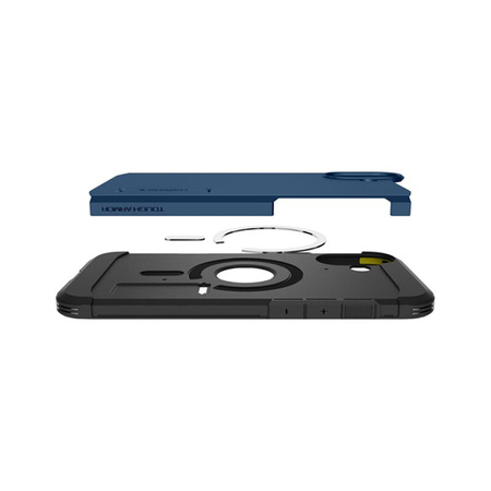 Spigen Tough Armor MagSafe - pouzdro pro iPhone 16 (námořnická modrá)
