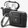 Spigen Lock Fit - Pancerne etui do Apple Airpods Pro 1 / 2 (Czarny)