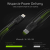 Green Cell Power Stream - Kabel USB-C - Lightning 100 cm s podporou Power Delivery (certifikováno Apple MFi)
