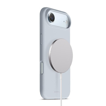 MAGSAFE SILICON ETUI FOR IPHONE AIR Crong BLUE MAGNETIC CASE