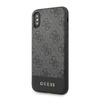 Collection 4G Bottom Stripe de Guess - Coque pour iPhone Xs / X (gris)