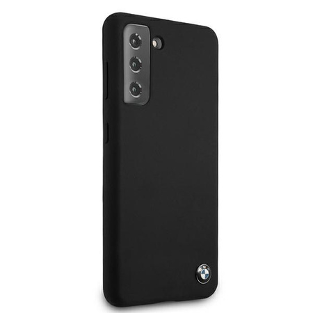 BMW Hardcase Silicone Signature Logo - pouzdro Samsung Galaxy S21+ (černé)