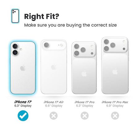 Speck Presidio Perfect Clear MagSafe - Pouzdro iPhone 17 (Clear / Silver)