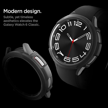 Spigen Liquid Air - Case for Samsung Galaxy Watch 6 Classic 47 mm (Black)
