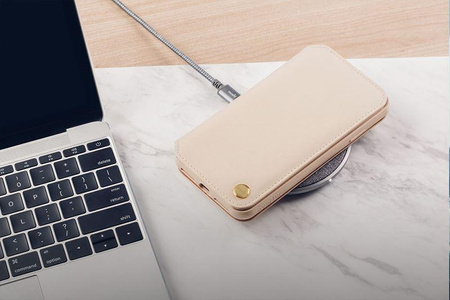 Moshi Overture - iPhone Xs Max case with card pocket + stand up (Herringbone Gray)