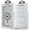 Karl Lagerfeld Bouton Tête de Choupette Logo imprimé MagSafe - Étui Samsung Galaxy S25 (noir)