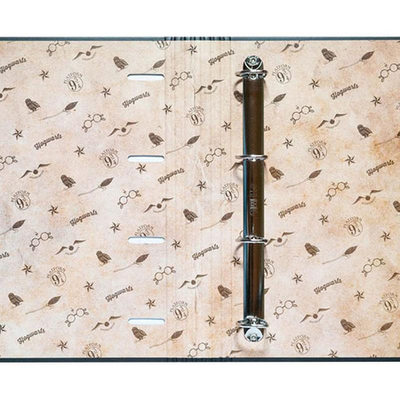 Harry Potter - A4 binder with sheets (4 rings, elastic band)