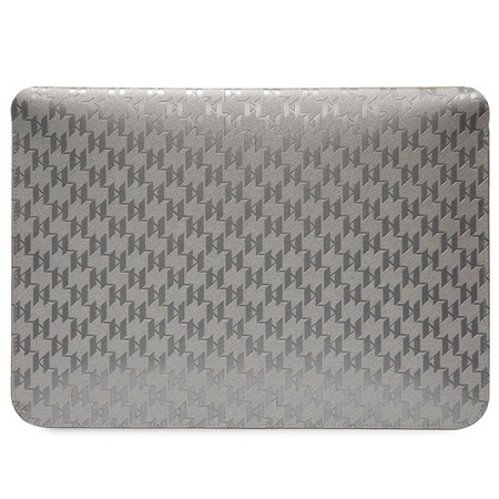 Karl Lagerfeld NFT Saffiano Monogram Iconic Karl Sleeve - 14" notebook tok (ezüst)