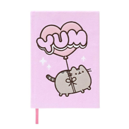 Pusheen - Plyšový zápisník / notes A5 z kolekce Moments