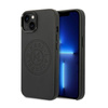 Karl Lagerfeld perforált bőr logós tok - iPhone 14 tok (fekete)