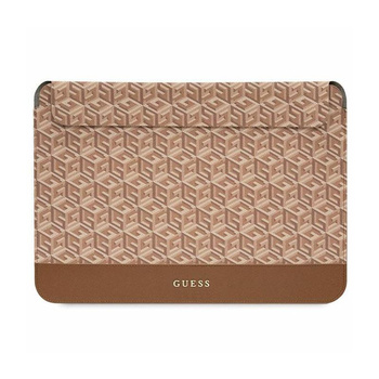 Guess GCube Stripes Computer Sleeve - 14" Notebooktasche (Braun)