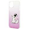 Karl Lagerfeld Choupette Fun Sunglasses - Etui iPhone 14 (różowy)