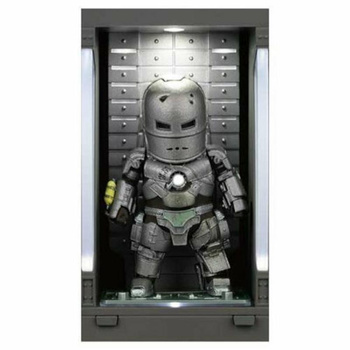 Avengres - Sběratelská figurka Iron Man Mark I se síní brnění (stříbrná)
