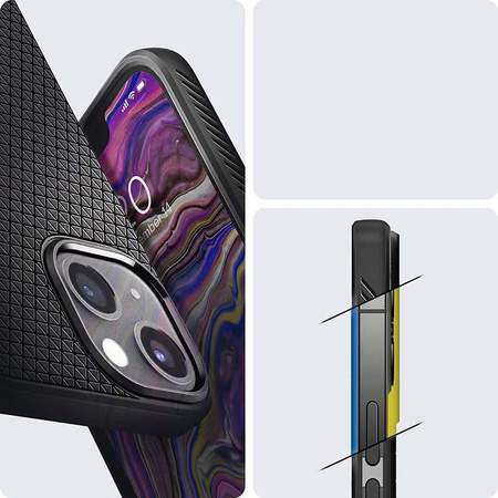 Spigen Liquid Air - Hülle für iPhone 13 Mini (Schwarz)