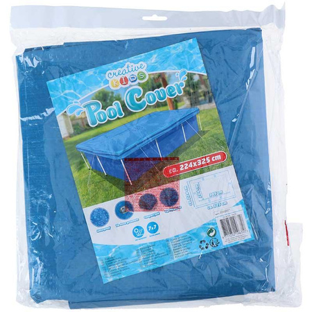 Creative Kids - Abdeckung, Schwimmbadabdeckung 224x325 cm (blau)