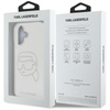 Karl Lagerfeld IML Rhinestones Karl Head - Hülle für iPhone 16 (Transparent)