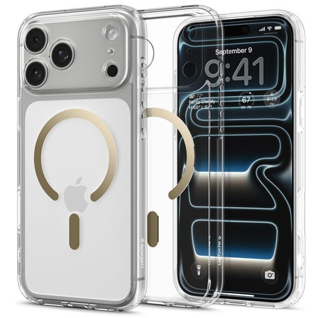 ETUI DO IPHONE 17 PRO do MAGSAFE SPIGEN ULTRA HYBRID ORYGINALNE BEZBARWNE