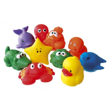 Eddy Toys - Jeu de jouets pour le bain 10 pièces