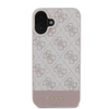 Guess 4G Bottom Stripe - Coque iPhone 16 (rose)