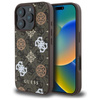 Guess Pfingstrose auf 4G Hintergrund MagSafe - iPhone 16 Pro Max Tasche (braun)