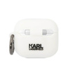 Karl Lagerfeld Silicone NFT Karl Head 3D - AirPods 3-Hülle (weiß)