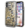 Karl Lagerfeld Signature Glitter Case - iPhone Xs / X Case (Floatting Charms)