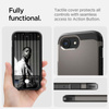Spigen Tough Armor MagSafe - étui pour iPhone 16e (Gunmetal)