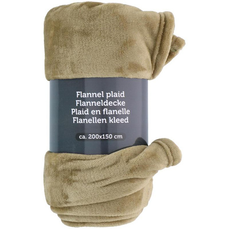 Flannel blanket 200x150cm (green)