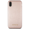 Guess Iridescent - Coque iPhone Xs / X (or rose)