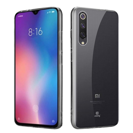 Crong Crystal Slim Cover - Xiaomi Mi 9 tok (átlátszó)