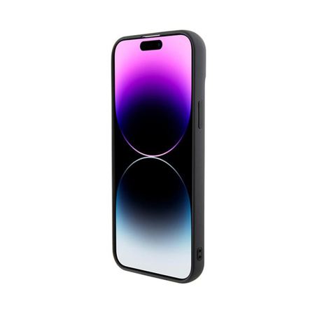 Karl Lagerfeld 3D Gummi Multi Logo - iPhone 15 Plus Tasche (schwarz)