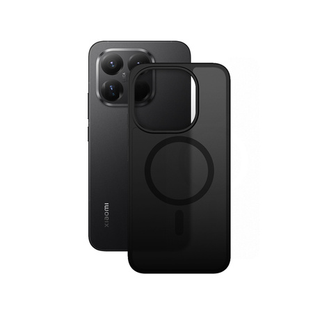 Crong Hybrid matt mágneses - Xiaomi 15T MagSafe tok (fekete)