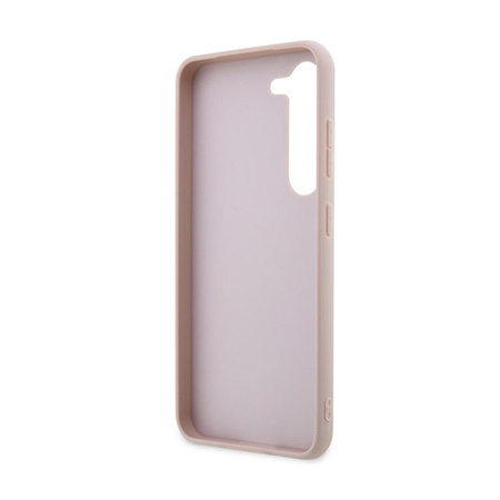 Guess 4G Großes Metall-Logo - Samsung Galaxy S24 Tasche (rosa)