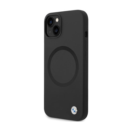 BMW Signature Liquid Silicone MagSafe - Case for iPhone 14 (black)