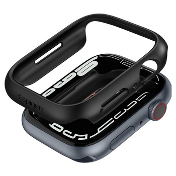 Spigen Thin Fit - Gehäuse für Apple Watch 8 / Watch 7 41 mm (schwarz)
