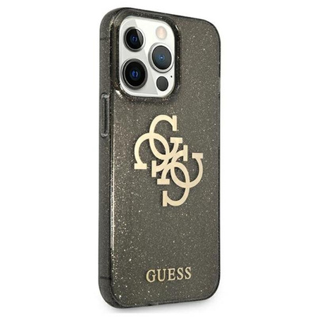 Guess Glitter 4G Big Logo - iPhone 13 Pro Max Case (black)