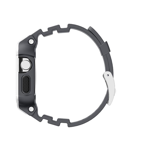 Incipio Octane Strap - Bracelet blindé pour Apple Watch, boîtier 38/40/41 mm (blanc/gris)