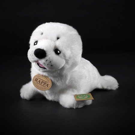 Rappa - Plush realistic mascot white seal 25 cm Eco-Friendly