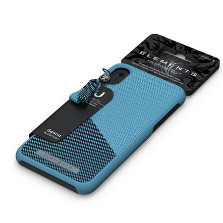 Nordic Elements Saeson Freja - Materiál pouzdra iPhone Xs / X (Petrol)